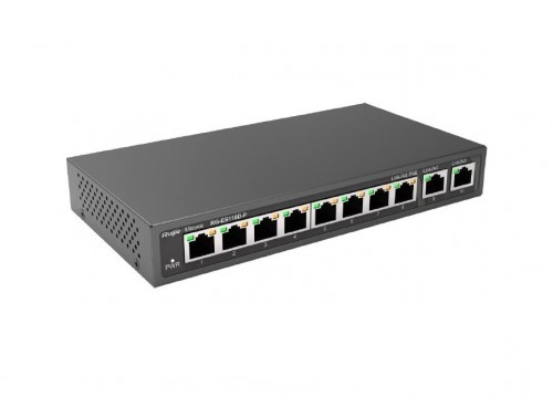 8+2 Port Uplink Giga POE Switch 8Fe + 2Ge