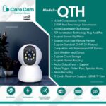DIGIBYTE Carecam 3MP QTH 360° Wifi Robot Camera