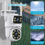 Carecam 5MP 360° Dual Lens Wifi PT Camera