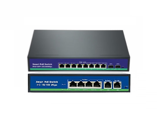 (4+2) & (8+2) Port POE Switch Combo