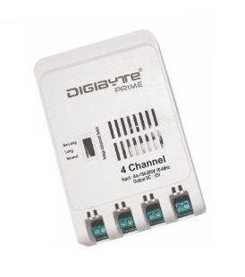 Digibyte Prime 4 Channel Metal Multi Port CCTV Power Supply