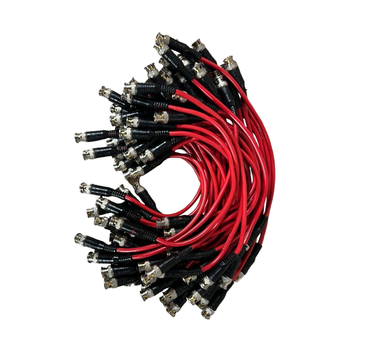 BNC Heavy Full Copper 14/38 Guage - Red & Black